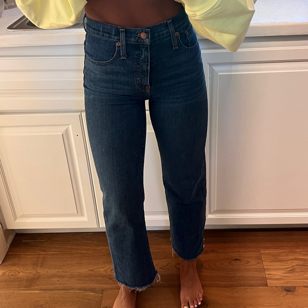MadeWell Straight Leg Crop Jean